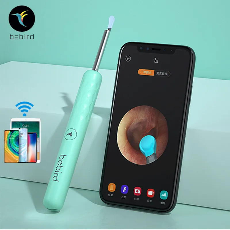 Умный WiFi-эндоскоп bebird R3 для ушей 300 Вт | Красота и здоровье