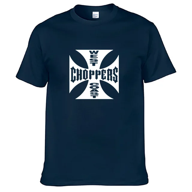 West Coast Choppers Футболка с принтом мужская летняя новая модная Harajuku Повседневная Хлопковая мужская футболка с круглым вырезом и коротким рукавом в стиле хип-хоп H - Цвет: as picture