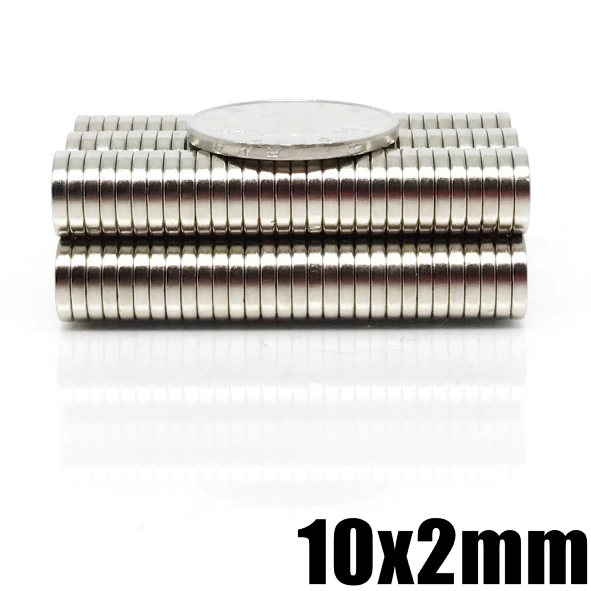 10/20/50/100/200pcs 10x2 Super Powerful Strong Bulk Round NdFeB Neodymium Disc Magnets Dia N35 Rare Earth magnet 10*2 neodymium magnets,round magnets