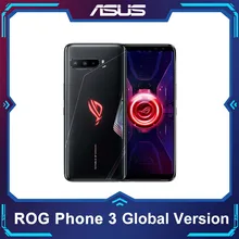 Asus rog telefone 3 versão global 5g smartphone snapdragon865plus 8ram128rom 6000mah ota atualização android q gaming telefone rog 3