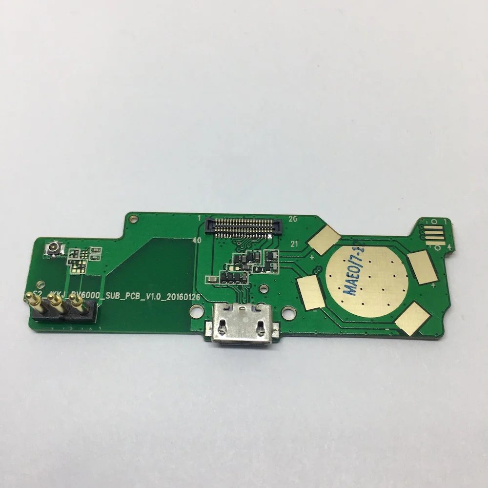 Оригинальная зарядная плата с usb разъемом для Blackview BV6000 гибкий зарядный кабель