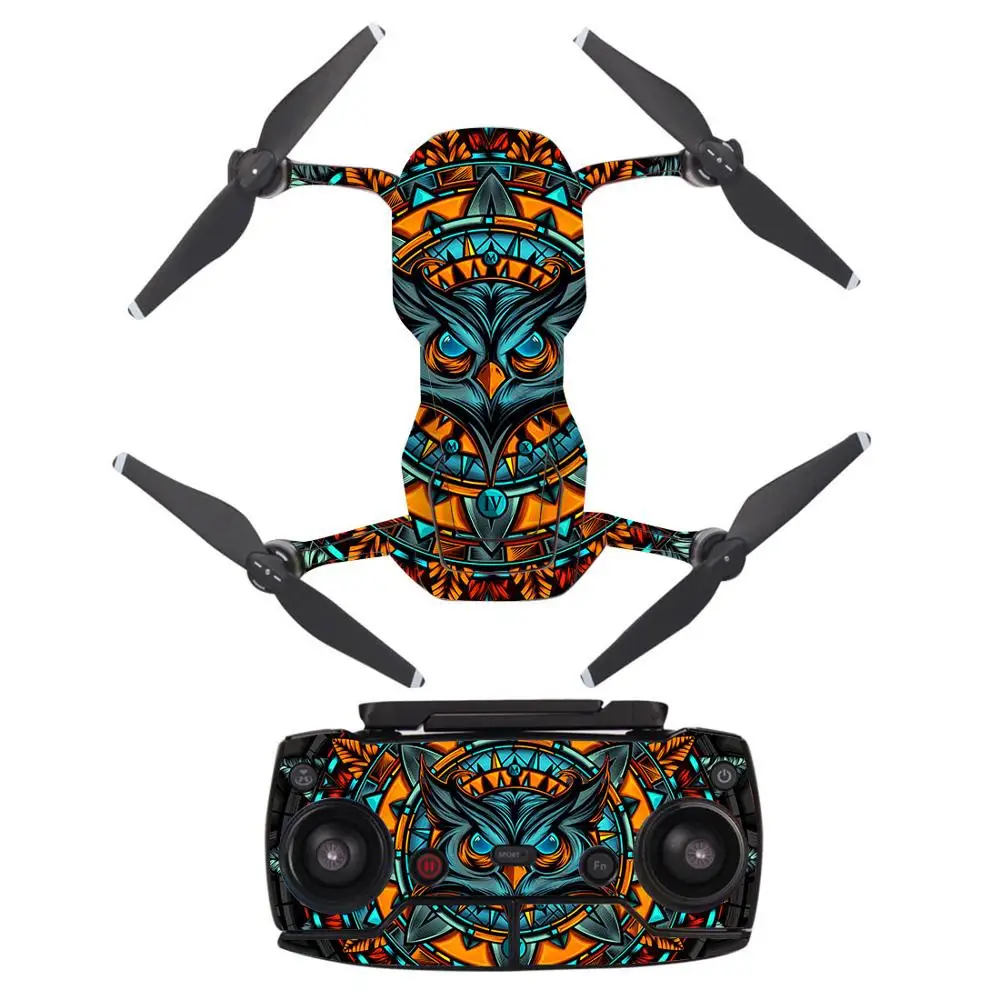 YSDJM-A0154 Пользовательский дизайн ПВХ водонепроницаемый стикер для DJI MAVIC AIR Drone корпус оболочки защиты кожи Квадрокоптер камера Drone кожи стикер s - Цвет: YSDJM-A0154