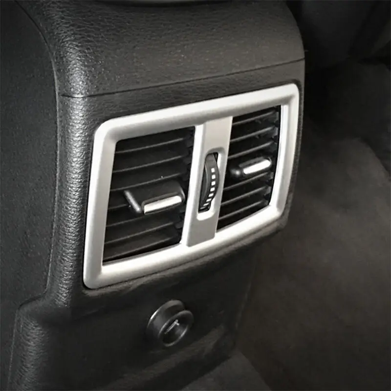 For-BMW-X1-F48-2016-2017-2018-Car-Rear-Air-outlet-panel-cover-trim-Stainless-steel