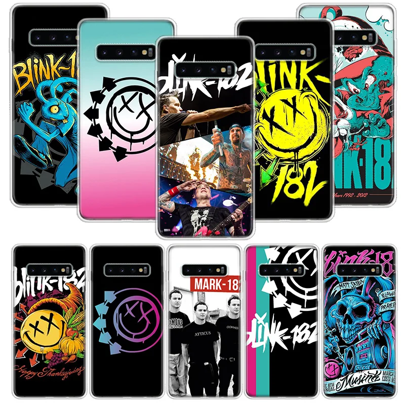 Чехол для телефона Blink 182 Band Samsung Galaxy S10 S20 S21 S9 S8 S7 Note 10 20 9 8 FE J4 J6 Ultra Plus Lite Pro + Edge |
