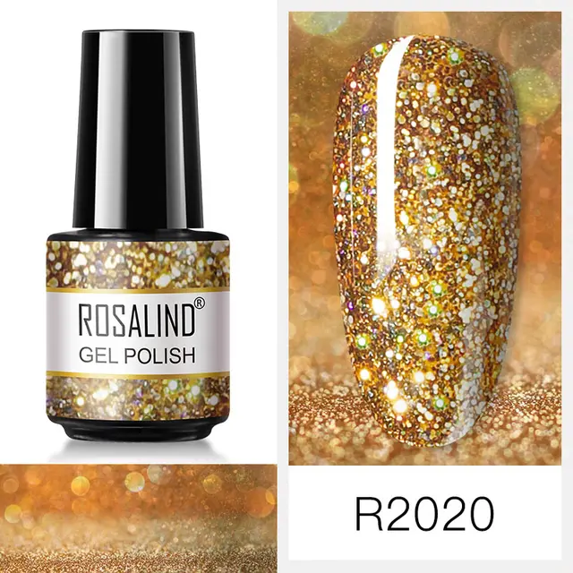ROSALIND Nail Art 7ML Gel Polish 80 Color For Manicure Design UV Nail Polish Gel Lacquer Soak Off Semi Permanent Gel Nail Polish RAR2020
