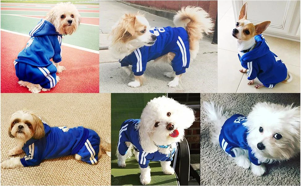 Куртки для собак теплая одежда для маленьких собак Джерси Чихуахуа Мопс французская одежда для бульдога Комбинезоны для щенка наряд XS-XXL