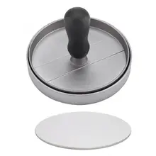 Котлеты для гамбургеров прессованный алюминиевый сплав антипригарное круглое мясо машина говядина бургер мясо плесень инструменты для производства кухонные инструменты