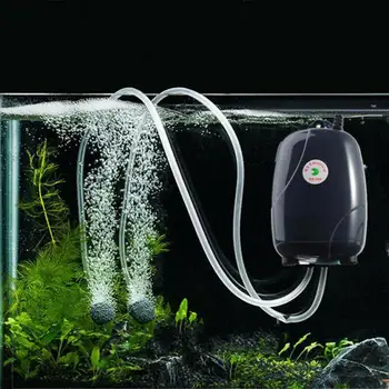 

Small 2 Outlet Silent Air Pump for Aquarium Fish Bowl Accessaries