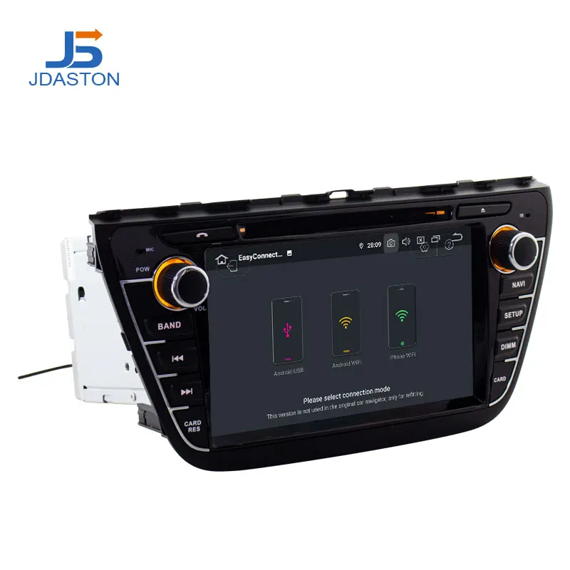 Perfect JDASTON 2DIN Android 9.0 Car DVD Player For Suzuki SX4 S-Cross 2013 2014 2015 2016 Multimedia GPS Radio Stereo 4G+64G Octa Cores 2