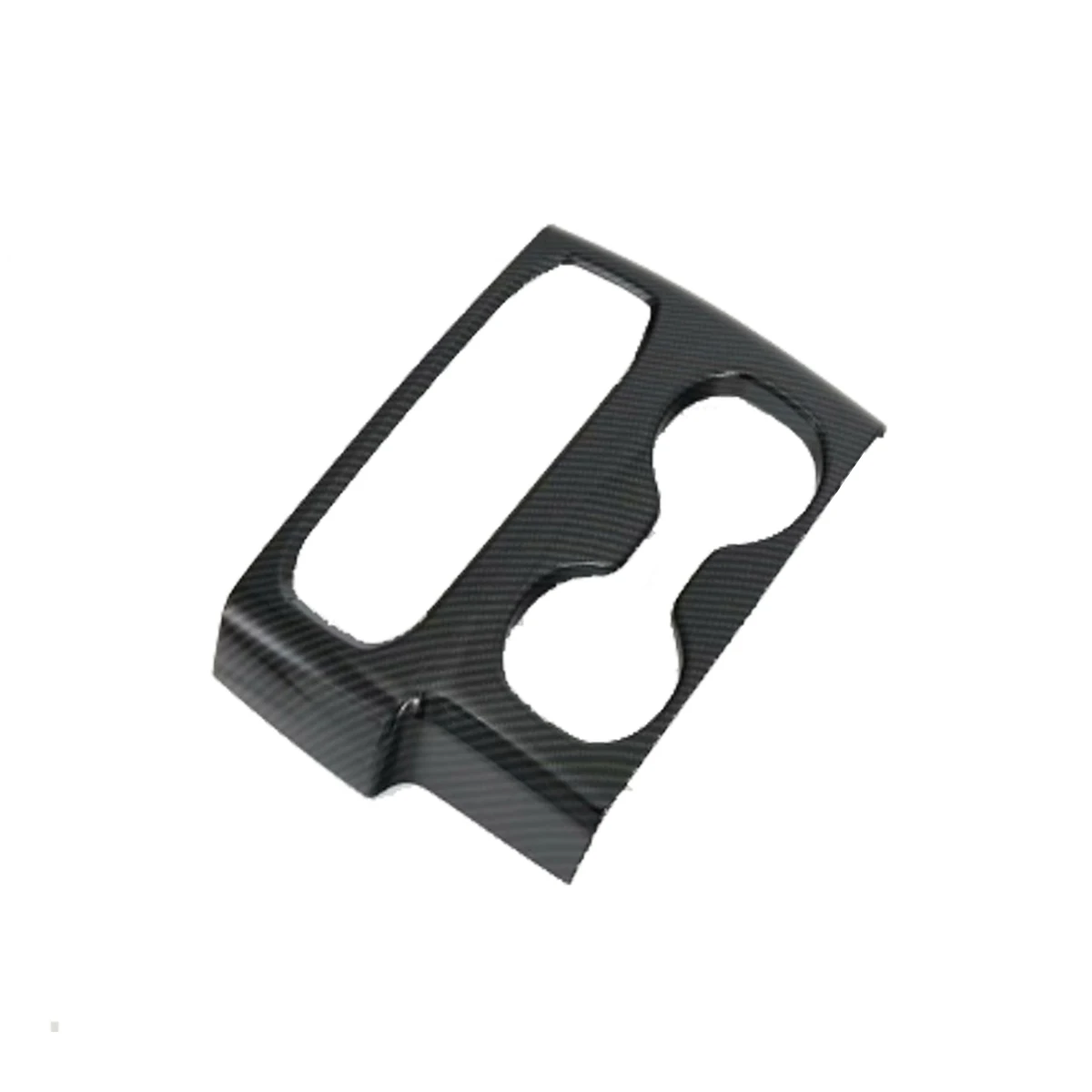

LHD Car Interior Gear Shift Knob Cup Holder Cover Cap Sticker Trim Carbon Fiber Matte Decorative For Hyundai Santa Fe 2019 2020
