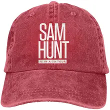 Sam Hunt-15 in A 30 Tour универсальная Кепка унисекс винтажные регулируемые бейсболки красные