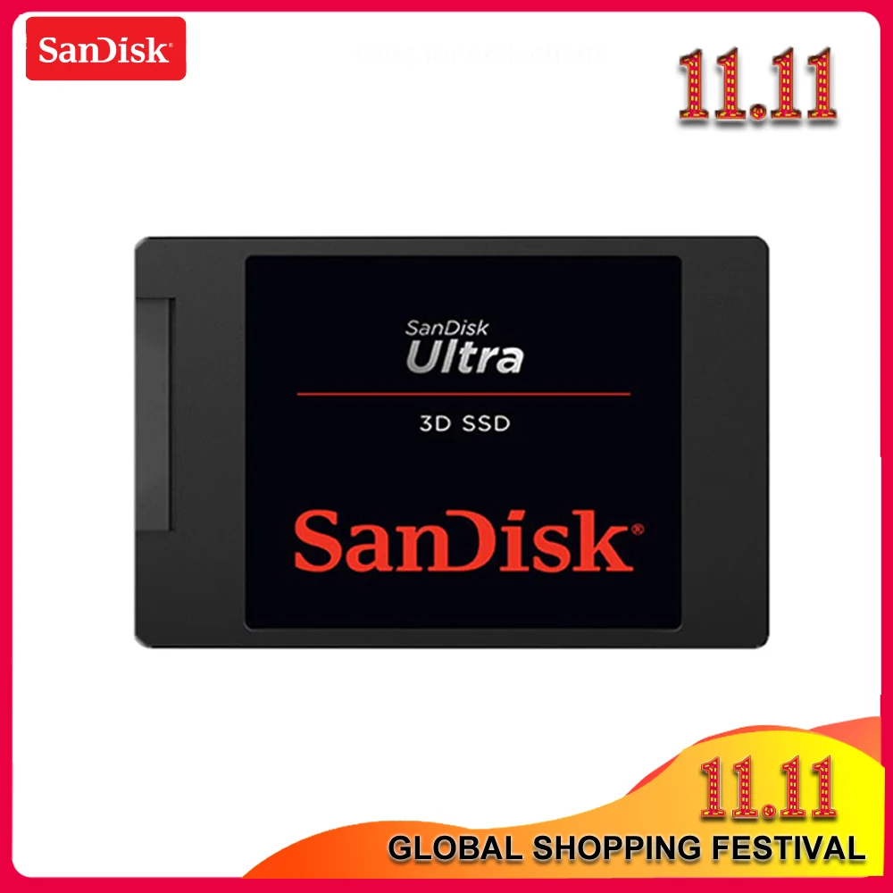 Жесткий диск Sandisk ULTRA 3D Внутренний твердотельный накопитель 100% ГБ 250 ТБ 500 2 560 SATA