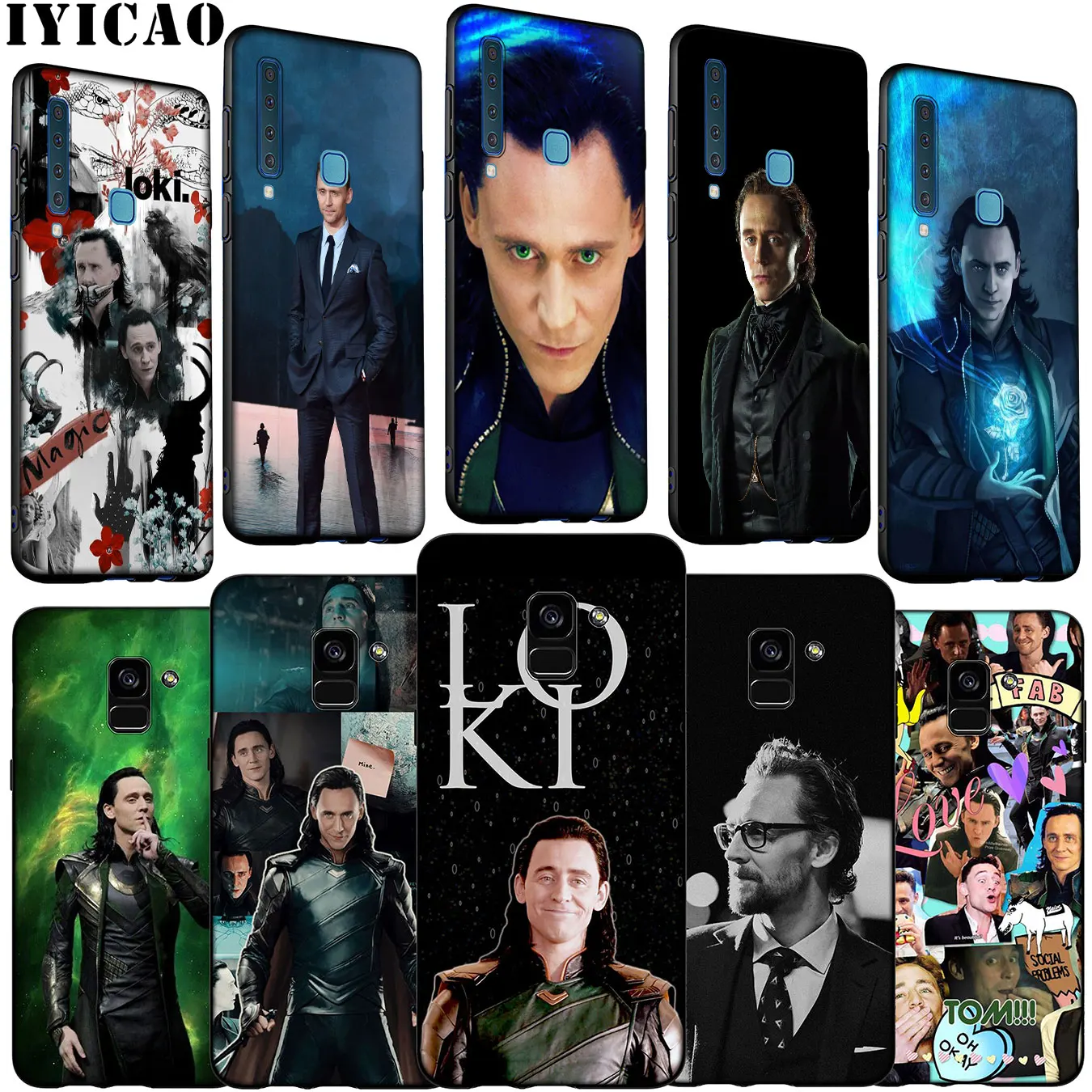 Чехол для телефона Tom Hiddleston Loki мягкий силиконовый чехол Samsung Galaxy A6 A7 A8 A9 2018 A3 A5 2016 2017