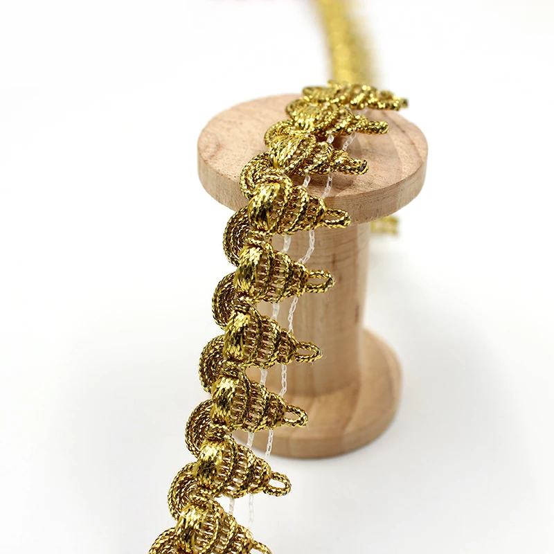 1Yards-High-Quality-Gold-Lace-Fabric-Applique-2cm-Lace-Ribbon-Trim-Guipure-Fabric-Curtain-Laces-Sewing