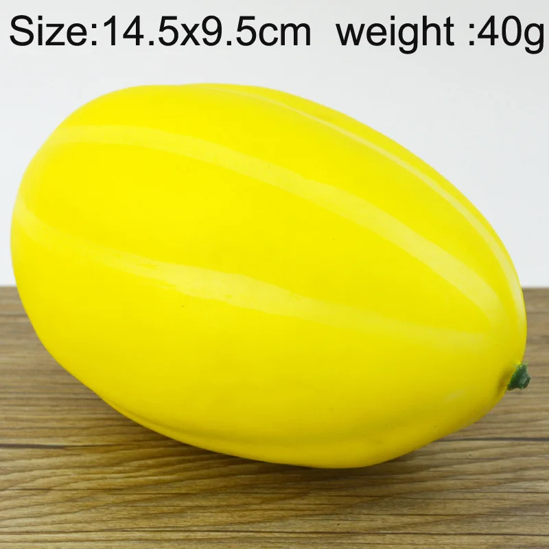 Высокое моделирование Cantaloup поддельные искусственные набор для фруктов модель шкафа домашний Дисплей украшения раннее образование фотографии реквизит