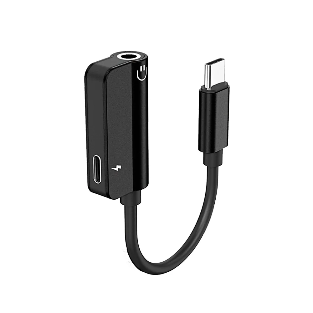 Type C Earphones Converter Type C Turn 3 5 Size Adapter Cable Charging Listening to Music 1