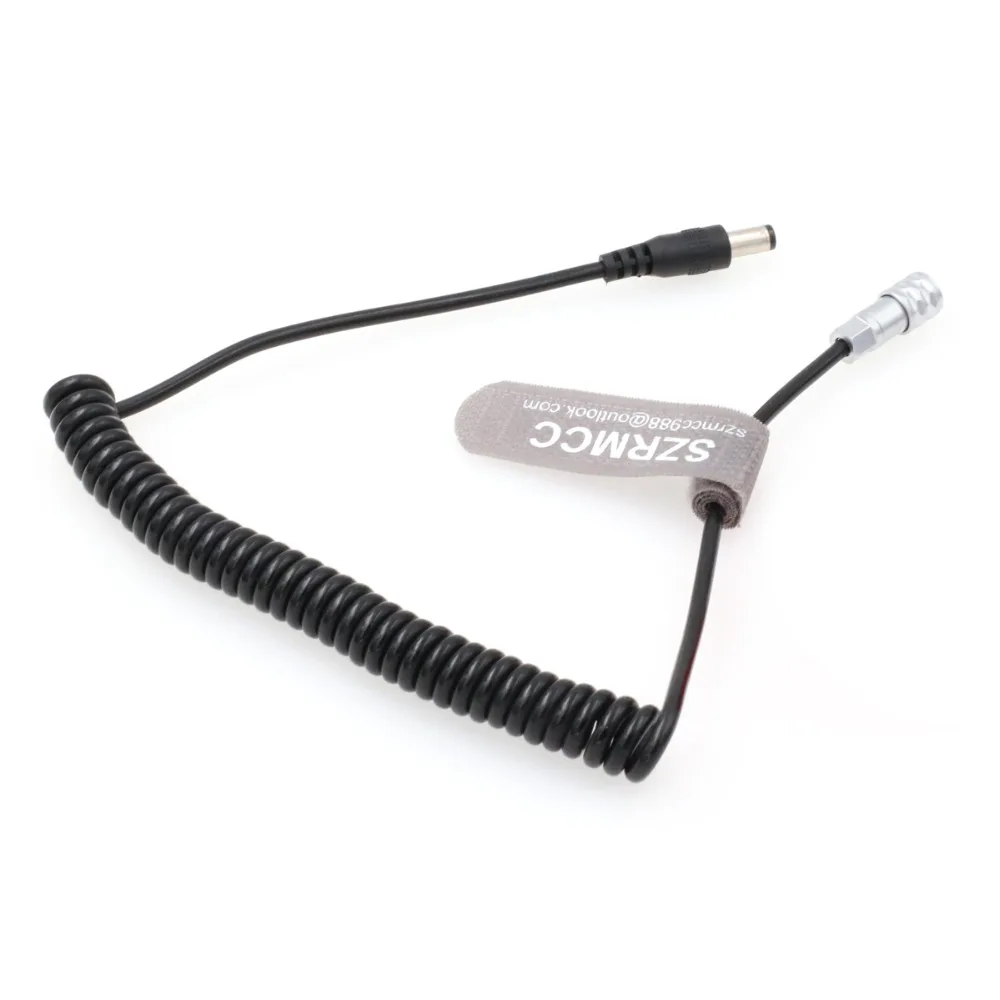 Cabo de Alimentação 5.5x2.5mm para Weipu Bmpcc Blackmagic Pocket Cinema Câmera Enrolada dc Sf610 2 Pinos Plugue Fêmea 4k 10 weipu sf610 2 pinos plugue fêmea