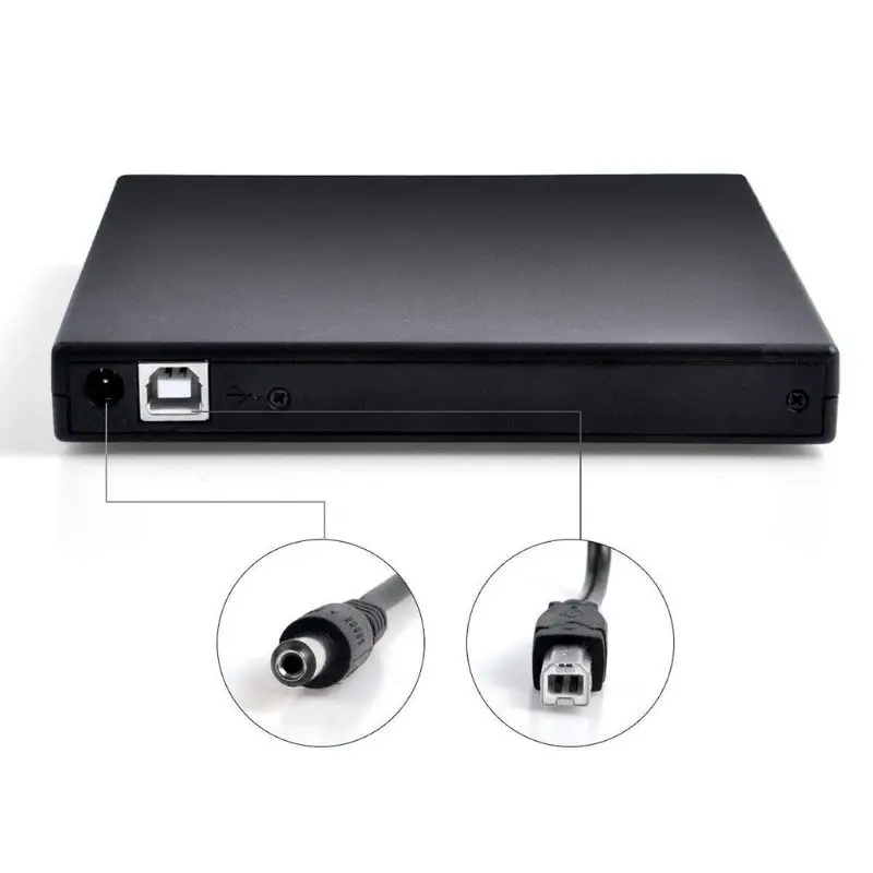 USB внешний DVD привод Карманный ультра тонкий Слот-в плеер привод писатель для ПК A5YA