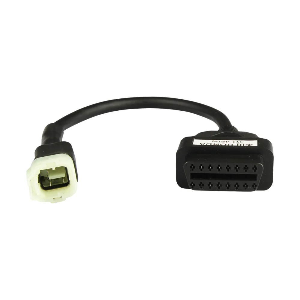 4 Pin To 16 Pin OBD2 Diagnostic Cable OBD Connectors Motorcycle OBD2 Extension Cable For ATV VFR CRF| | - AliExpress