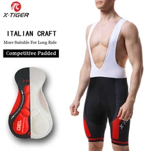 X-TIGER, 8 цветов, летние шорты-комбинезон с для велоспорта Coolmax 5D, гелевая подкладка, велосипедные колготки MTB Ropa Ciclismo, влагоотводящие велосипедные штаны