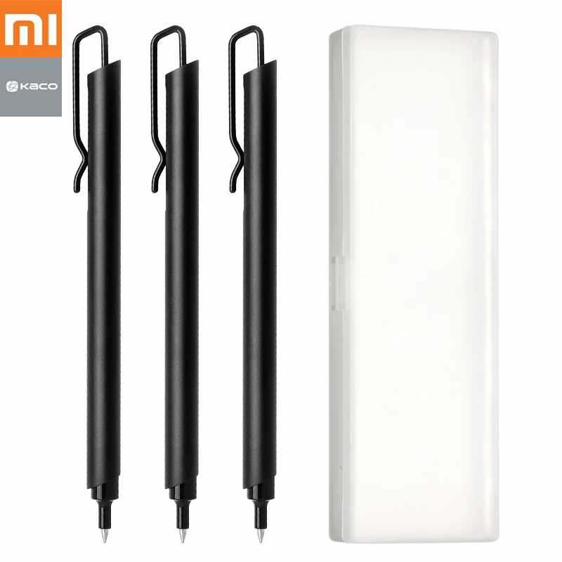 Ручка гелевая Xiaomi Kaco Klip с черными чернилами