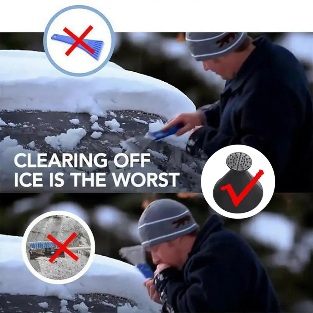 Бытовая Машина Круглый лед скребок для лобового стекла автомобиля ...