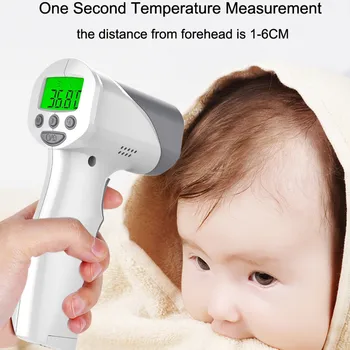 

Baby/Adult Digital Electronic Thermometer Non-contact Infrared Forehead Thermometer Medical Pacifier Fever Body Thermometer N30
