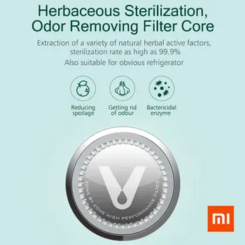 

Mijia Mi home Viomi Deodorant Filter Purify Kitchen Herbaceous Refrigerator Sterilizing Deorderizer Filter For Smart Home