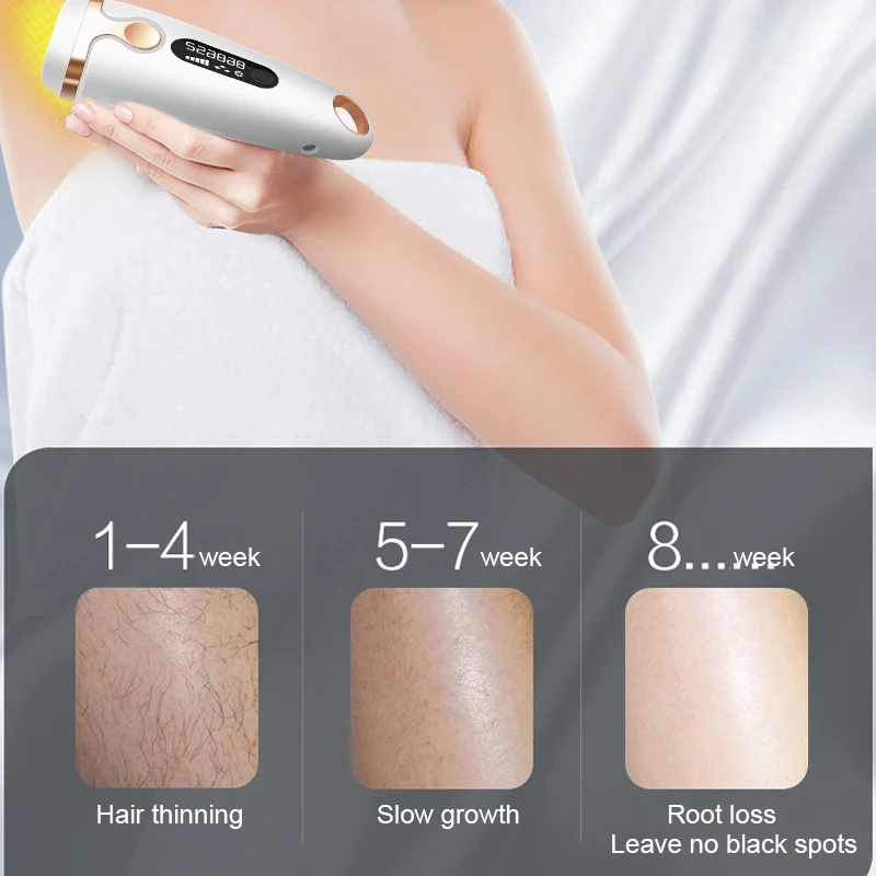 Laser Depilator IPL Epilator Permanent Hair Removal 500000 Flash Touch Body Leg Bikini Trimmer Photoepilator for Women Creamskin