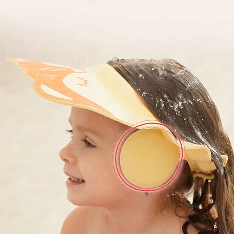 baby shampoo shower hat