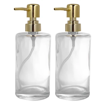 

1 Set 2Pcs 400ML Transparent Lotion Travel Bottles Practical Cosmetic Bottles Travel Bottles Travel Containers Hotel
