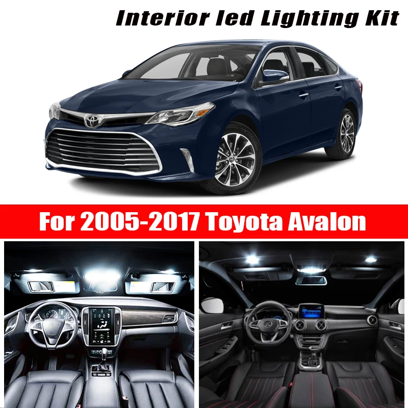 Белый автомобильный светильник для Toyota Avalon 2005 2017 Canbus без ошибок светодиодный