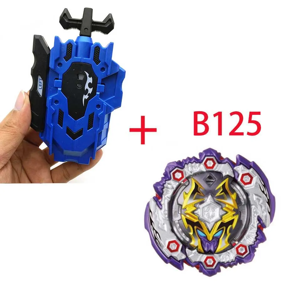 B125 Спиннинг Bayblade BURST B-66 B-71 с средство для запуска Beyblade Bay blade металл пластик Fusion 4D Подарочные игрушки для детей - Цвет: B125