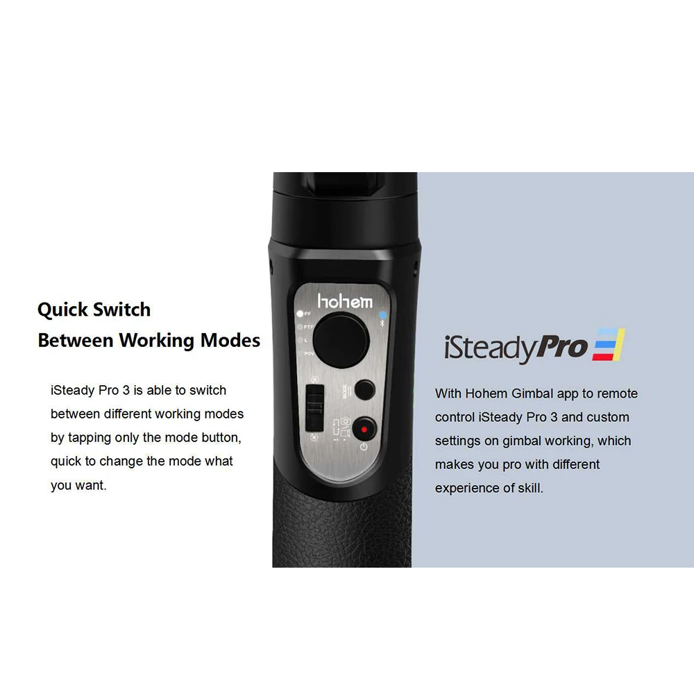 3 осевой Ручной Стабилизатор Hohem iSteady Pro для экшн камер GoPro Hero DJI OSMO Action Insta360 One R Sony RX0