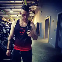 Мышцы брат Спортивный жилет Для мужчин для тренировки эластичные быстросохнущие круглый вырез горловины с Фитнес жилет