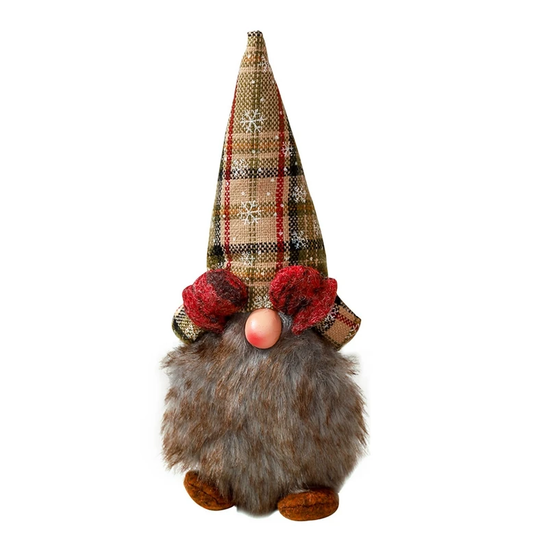 

Handmade Swedish Stuffed Toy Santa Doll Gnome Scandinavian Tomte Nordic Nisse Sockerbit Dwarf Elf Home Ornaments Christmas Santa