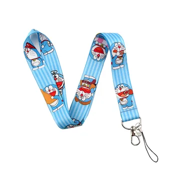 

Doraemon Cartoon Lanyard Animation Cute Key Strap Mobile Phone Hang Rope Badge Sheng Halter Lanyard AL1047