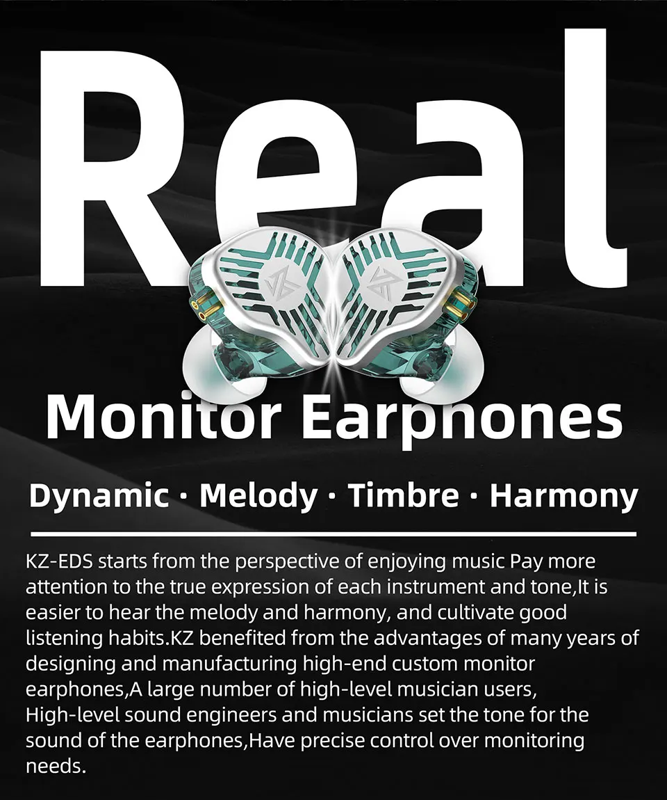 KZ EDS In-Ear Monitor Earphones description image 2