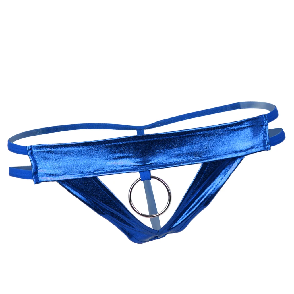 4 Colors Men's T-Back G-string Underwear Low-rise Man Bikini G-String Thong Erotic Lingerie Backless Breathable Underpants