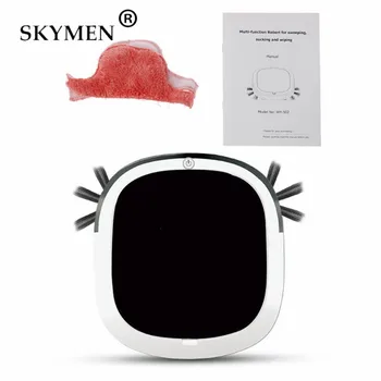 

Rechargeable Smart Robot Vacuum Cleaner Cordless Sweeper Machine with Auto Dry Wet Sweeping Cleaning Mopping for Home Carpet Hou