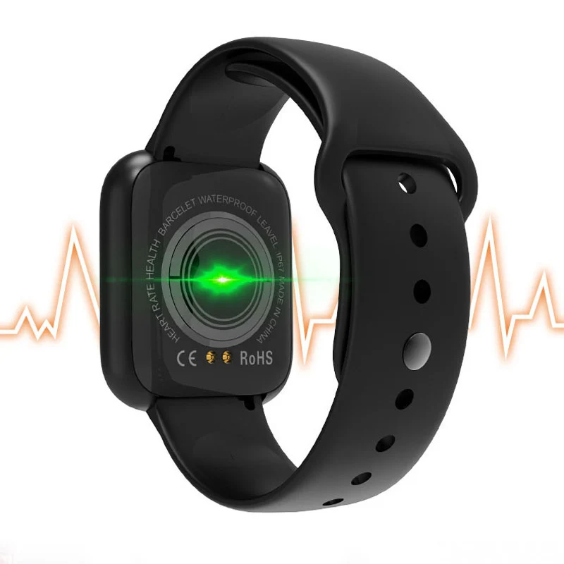 ZI5 Smart Watch Women Men Smart watch for Android IOS Electronics Smart Clock Fitness Tracker Silicone Strap Smart Watch Back