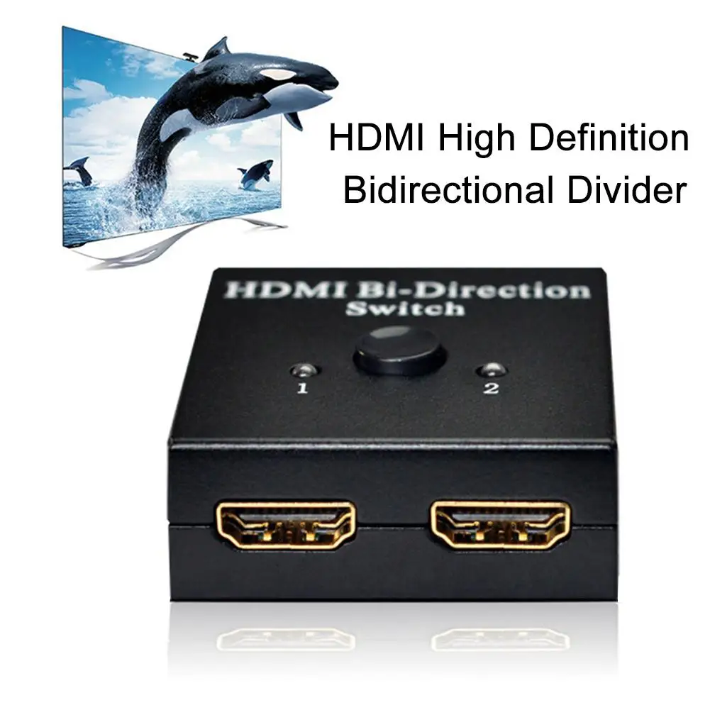 Usb-хаб док-станции HDMI HD 3D двунаправленный аудио коммутатор разделитель адаптер для HDTV DVD