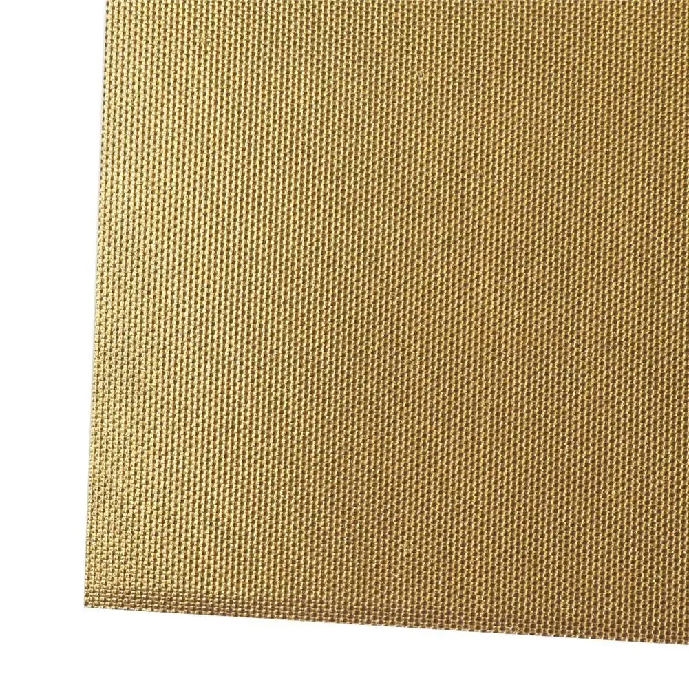 2/4/5pcs Reusable Non-stick BBQ Grill Mat Golden BBQ Grill Mat Copper Kitchen Cooking Sheets Baking Oven(golden)Easy Clean