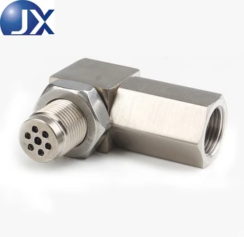 

5pcs Car Oxygen O2 Sensor Adapter CEL Fix Check Engine Light Eliminator M18*1.5 Exhaust 90 Degree O2 Sensor Defouler