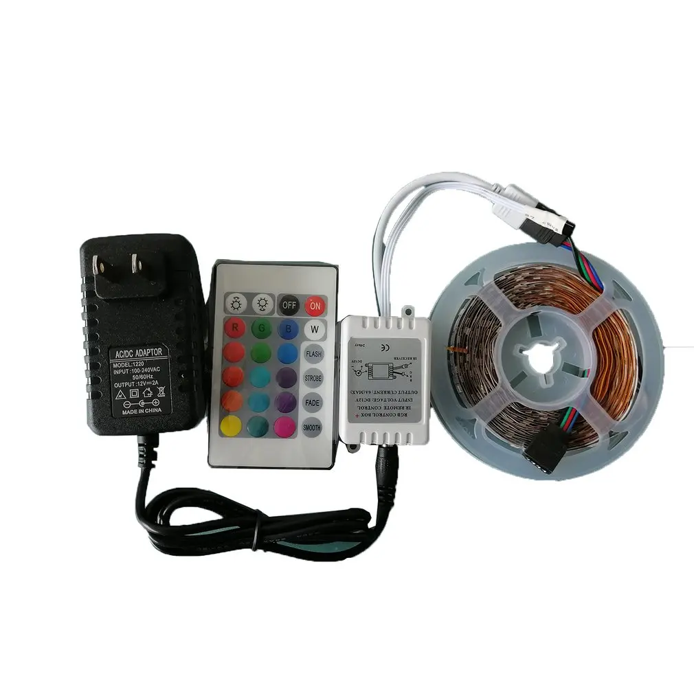 Led Night Light Strip Marquee Belt With 24key Controller Color Box Set