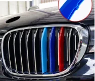 Решетчатый гриль в полоску для BMW X1 F48 X3 F25 X4 F26 X5 E70 F15 E90 F30 F31 F10 F07 GT
