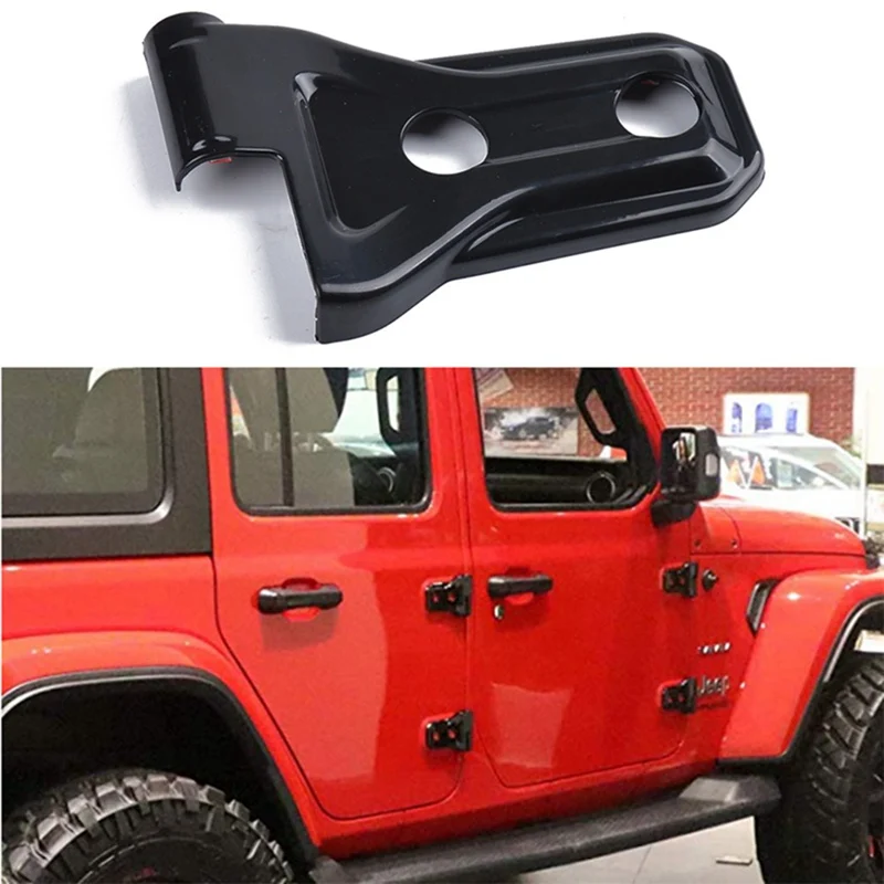 8 шт./компл. автомобиля Накладка для дверных петель протектор отделка автомобиля автомобилей Наклейка для Jeep Wrangler JK аксессуары дверные петли