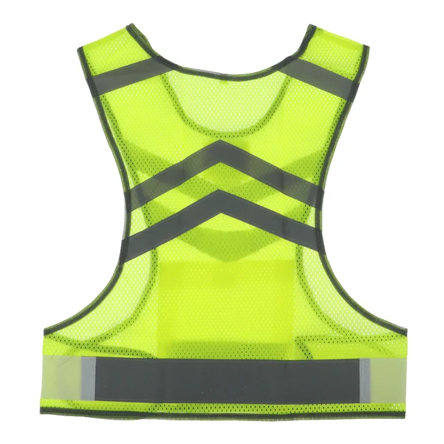 Safety Reflective Vest With LED Light and 360 Degree No-angle Reflective Strip for Walking Running Cycling Sports Day and Night 6