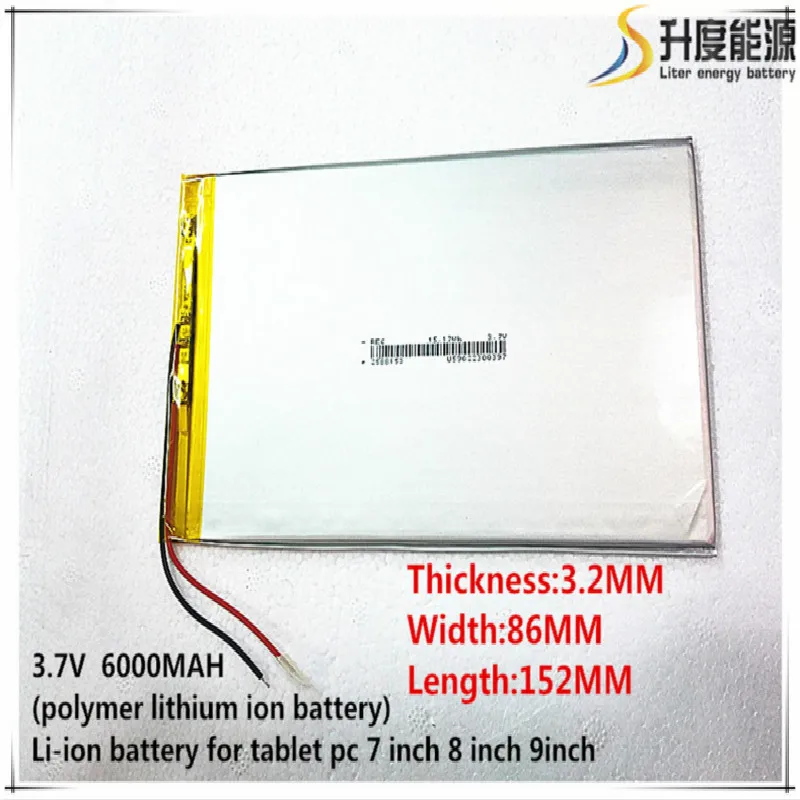 

3.7V,6000mAH (polymer lithium ion battery) Li-ion battery for tablet pc 7 inch 8 inch 9inch 3286152