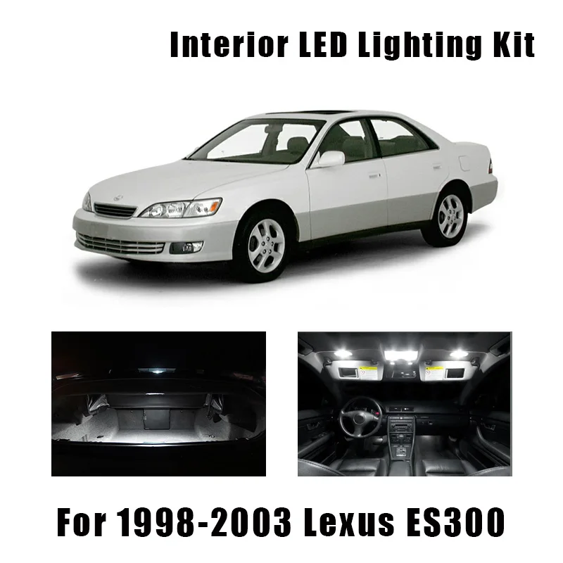 13 шт. лампы для внутреннего освесветильник автомобиля Lexus ES300 1998-2001 2002 2003 |